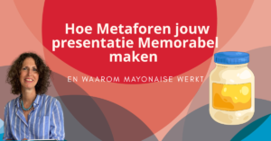 metafoor presentatie uitleg mayonaise voorbeeld